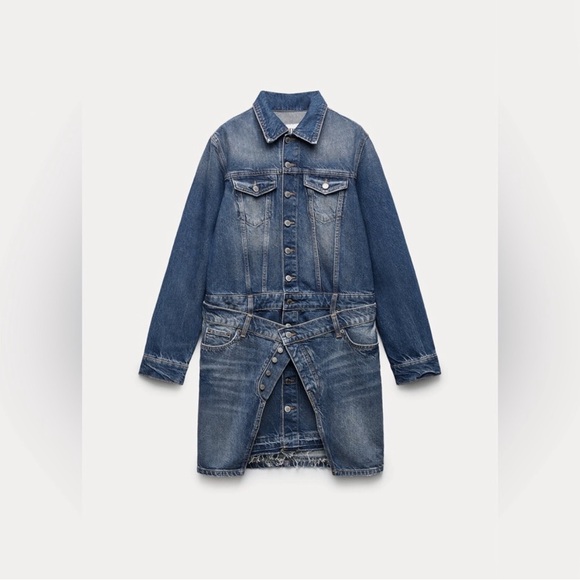 Zara denim dress - Picture 4 of 9